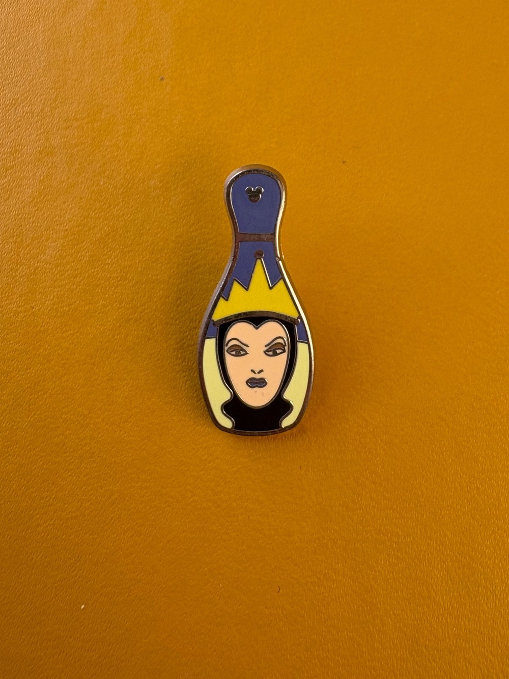 Disney Snow White Maleficent Villain Hidden Micky  Bowling Pin